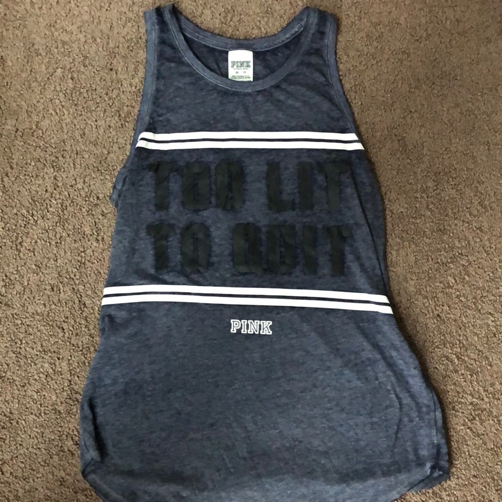 VS Pink workout top
